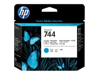 HP 744 - Cyan, fotosort - skriverhode - for DesignJet HD Pro MFP, Z2600 PostScript, Z5600 PostScript