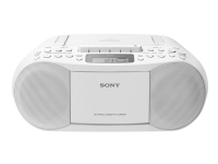 Sony CFD-S70 - Boomboks - 3.4 watt - hvit