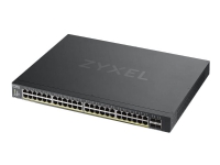 Zyxel XGS1930-52HP - Switch - smart - 48 x 10/100/1000 (PoE+) + 4 x 10 Gigabit SFP+ - rackmonterbar - PoE+ (375 W)