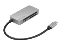 Sandberg USB-C Multi Card Reader Pro - Kortleser (MMC, SD, TransFlash, microSD, SDHC, SDXC, CFast Card) - USB-C