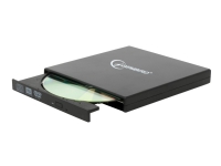 Gembird DVD-USB-02 - Platestasjon - DVD±RW (±R DL) / DVD-RAM - 8x/8x/5x - USB 2.0 - ekstern