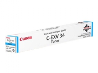 Canon C-EXV 34 - Cyan - original - tonerpatron - for imageRUNNER ADVANCE C2020i, C2020L, C2025i, C2030i, C2030L, C2220i, C2220L, C2225i, C2230i