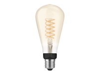 Philips Hue White Filament E27 ST72 Edison Ø72mm Lyskilde 550lm