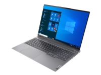 Lenovo ThinkBook 16p G2 ACH 20YM - AMD Ryzen 7 5800H / 3.2 GHz - Win 10 Pro 64-bit - GF RTX 3060 - 16 GB RAM - 512 GB SSD NVMe - 16 IPS 2560 x 1600 (WQXGA) - Wi-Fi 6 - dobbelttone mineralgrå - kbd: Nordisk