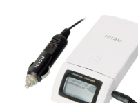 ICIDU - Batterilader + AC-strømadapter + bilstrømadapter