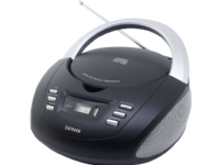 Denver TCU-211BLACK, 1,18 kg, Svart, Sølv, Personlig CD-spiller