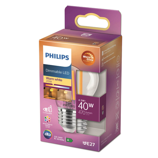Philips LED Classic 40w klot e27