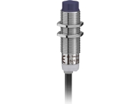 TELEMECANIQUE SENSORS Induktiv aftaster M12 længde: 41,3 mm, uskærmet, metal, tasteafstand 4 mm, 10-36V DC, IP67, PNP - NO, 3 ledet 2 meter.