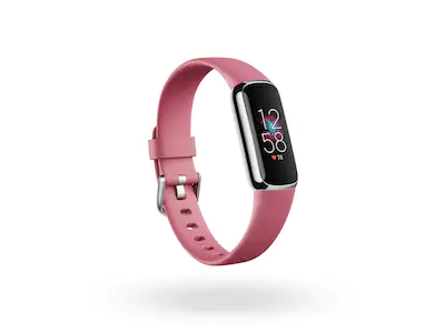 Fitbit Luxe aktivitetsarmbånd - Platinum/Orchid