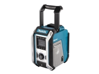 Makita DMR114, Arbeidsplass, DAB,DAB+,FM, 87,5 - 108 MHz, 174.9 - 239.2 MHz, Svart, Blå, Batteri