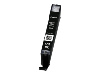 Canon CLI-551BK - 7 ml - svart - original - blekkbeholder - for PIXMA iP8750, iX6850, MG5550, MG5650, MG5655, MG6450, MG6650, MG7150, MG7550, MX725, MX925
