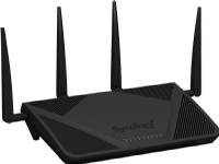 Synology RT2600ac - Trådløs ruter - 4-portssvitsj - GigE - WAN-porter: 2 - 802.11a/b/g/n/ac - Dobbeltbånd