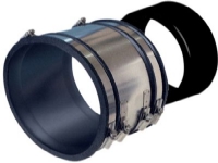 HOFOR L250 kobling, 298-250mm - overg. fra lerrør rør til plast