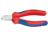 Knipex 72 02 125, Avbitertang, Kromvanadiumstål, Plast, Blå, Rød, 12,5 cm, 109 g