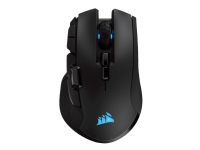 CORSAIR Gaming IRONCLAW RGB - Mus - optisk - 10 knapper - trådløs, kablet - USB, Bluetooth, 2.4 GHz
