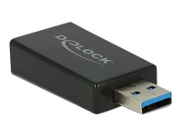 Delock - USB-adapter - USB-type A (hann) til USB-C (hunn) - USB 3.1 Gen 2 - svart