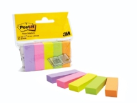 Indexfaner Post-it® 15x50 mm neon farver (5x100 stk.)
