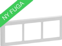 LAURITZ KNUDSEN FUGA SOFT designramme 3 modul vandret, lysegrå.