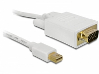 Delock - DisplayPort-kabel - Mini DisplayPort (hann) til HD-15 (VGA) (hann) - 1 m