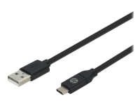 HP - USB-kabel - USB (hann) til USB-C (hann) - USB 2.0 - 3 A - 3 m - Europa