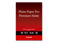 Canon Pro Premium PM-101 - Glatt matt - 310 mikroner - Super A3/B (330 x 483 mm) - 210 g/m² - 20 ark fotopapir - for PIXMA PRO-1, PRO-10, PRO-100