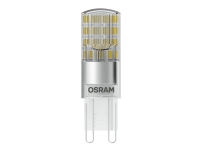 OSRAM - LED-lyspære - form: T15 - klar finish - G9 - 2.6 W (ekvivalent 30 W) - klasse E - varmt hvitt lys - 2700 K (en pakke 3)