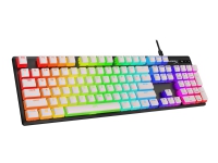 HyperX Pudding Keycaps - Tastedækkesæt - gennemsigtig hvid - US layout