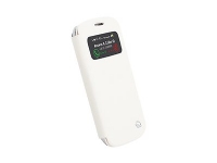 Krusell Malmö FlipCover View - Beskyttende deksel for mobiltelefon - hvit - for Samsung Galaxy S4 Mini