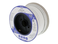 DELTACO - Samlet kabel - 100 m - UTP - CAT 6a - halogenfri, solid - hvit