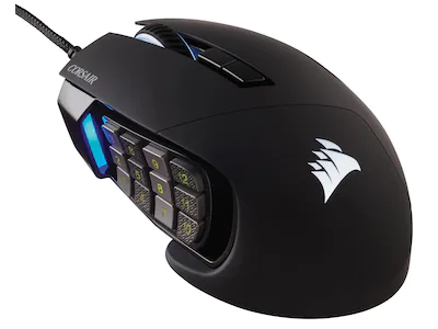 Corsair Gaming Scimitar Elite RGB mus Sort