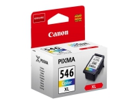 Canon CL-546XL - 13 ml - Høy ytelse - farge (cyan, magenta, gul) - original - blister med sikkerhet - blekkpatron - for PIXMA TR4551, TR4650, TR4651, TS3350, TS3351, TS3352, TS3355, TS3450, TS3451, TS3452