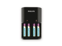 Philips MultiLife Batterilader SCB1450NB/12, Nikkelmetallhydrid (NiMH), AA,AAA, Svart, Innendørs, AAA, Nikkelmetallhydrid (NiMH)