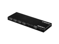 SpeaKa Professional 4 porte HDMI-splitter med indbygget konverter 4096 x 2160 Pixel Sort