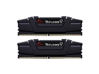 G.Skill Ripjaws V - DDR4 - sett - 16 GB: 2 x 8 GB - DIMM 288-pin - 3600 MHz / PC4-28800 - CL16 - 1.35 V - ikke-bufret - ikke-ECC - klassisk svart