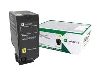 Lexmark - Gul - original - tonerpatron LRP - for Lexmark CS727de, CS728de, CX727de