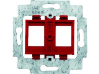 ABB dataudtag 2 x RJ45, AMP (rød), indsats uden afdækning
