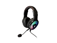 Surefire Gaming Harrier 360 Gaming Over Ear-hovedtelefoner kabelbundet 7.1 Surroundsound Sort, Carbon Lydstyrkeregulering, Indstilling af lydløs mikrofon