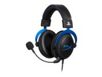 HyperX Cloud - PlayStation Official Licensed for PS4 - hodesett - full størrelse - kablet - 3,5 mm jakk - for Sony PlayStation 4, Sony PlayStation 4 Pro, Sony PlayStation 4 Slim