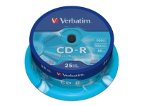 Verbatim CD-R Extra Protection - 25 x CD-R - 700 MB 52x - spindel