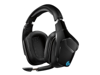 Logitech Gaming Headset G935 - Hodesett - 7,1-kanals - full størrelse - 2,4 GHz - trådløs - 3,5 mm jakk - svart, blå