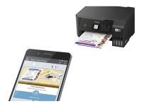 Epson EcoTank ET-2821 - Multifunksjonsskriver - farge - ink-jet - påfyllbar - A4 (medie) - opp til 10 spm (trykking) - 100 ark - Wi-Fi