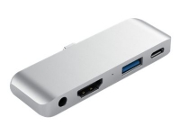 Satechi Aluminum Type-C Mobile Pro Hub Adapter - Dokkingstasjon - USB-C - HDMI