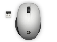HP Dual Mode - Mus - optisk - trådløs - Bluetooth, 2.4 GHz - USB trådløs mottaker - sølv - for OMEN by HP 16 ENVY 13 ENVY x360 Pavilion 15 Pavilion Gaming TG01