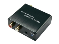 Audio Konverter [Toslink, Phono-Digital - Phono, Jack] unidirektional (uni) SpeaKa Professional SP-DAC-TK/CK
