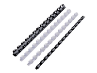 GBC CombBind indbindingsryg 12 mm A5 14-ringe sort (100 stk.)