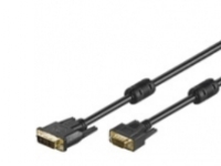 Goobay MMK 632-500 G 5m DVI-I/VGA, 5 m, DVI-I, VGA (D-Sub), Svart, Hankjønn/hankjønn