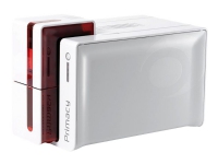 Evolis Primacy - Plastkortskriver - farge - fargesublimering/termooverføring - CR-80 Card (85.6 x 54 mm) - 300 dpi - inntil 850 kort/time (mono) / inntil 210 kort/time (farge) - kapasitet: 100 kort - USB, LAN - brannrød