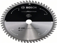 Bosch Accessories 2608837769 Rundsavblad 190 x 20 mm Antal tænder (per tomme): 56 1 stk