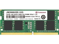 Transcend JetRAM - DDR4 - modul - 32 GB - SO DIMM 260-pin - 2666 MHz / PC4-21300 - CL19 - 1.2 V - ikke-bufret - ikke-ECC