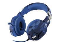 Trust GXT 322B Carus - Hodesett - full størrelse - kablet - 3,5 mm jakk - for Sony PlayStation 4